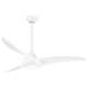 52" Wave 3 - Blade LED Propeller Ceiling Fan with Remote Control and Light Kit Included