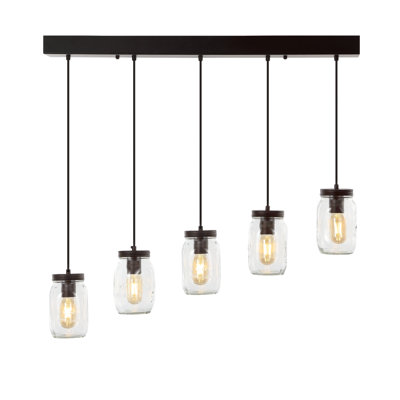 Luminaire suspendu linéaire industriel en fer Mason