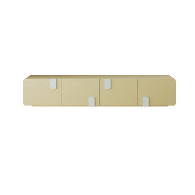 Modern Simplicity Yellow TV Stand