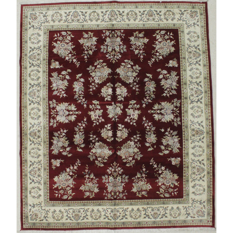 Tapis turc Oushak rétro noué à la main de conception unique 8 pi 2 po x 9 pi 9 po One-of-a-Kind