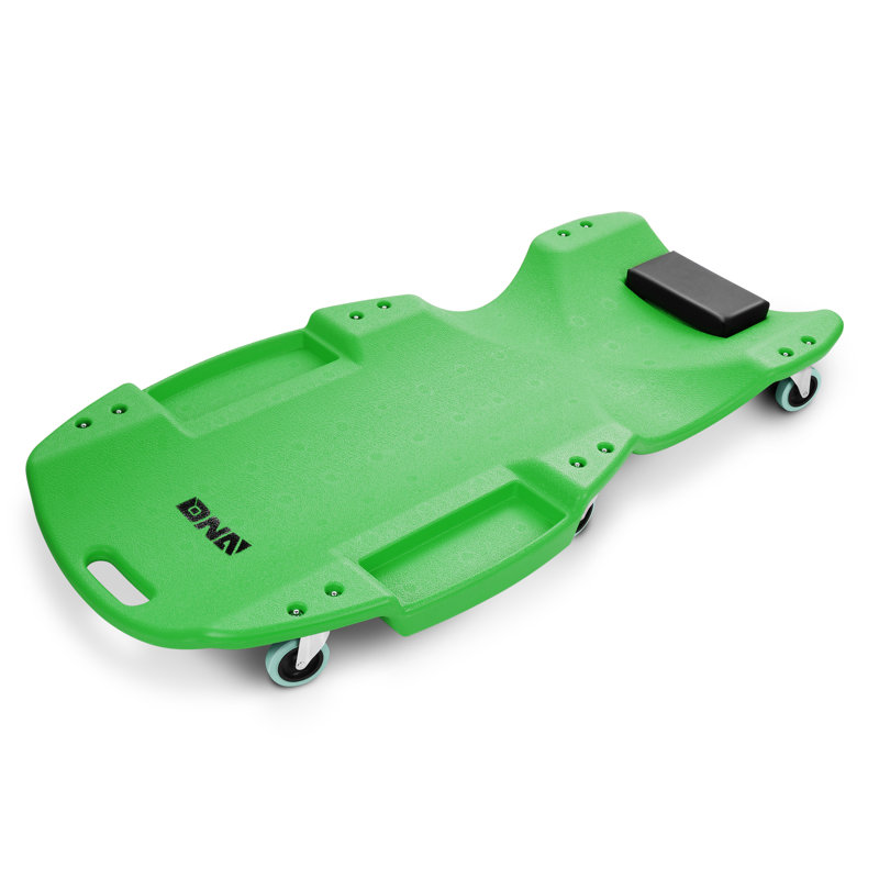 Tapis roulant 48 po à profil bas robuste avec appui-tête rembourré (vert)