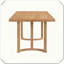 Finition naturelle, table de salle à manger, robuste, durable, élégant, pratique et polyvalent-216155556