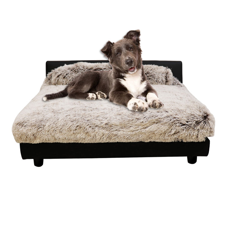 Adalyn Dog Sofa Tucker Murphy Pet Color: Brown, Size: Medium (26 W x 24 D x 16 H)