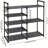 Black Tubes Closet Shoe Rack, 5 Tier Oxford Fabric Shelf, Boot rack, Easy Assembly, Sturdy And Durable, Holds Up To 30 Lbs