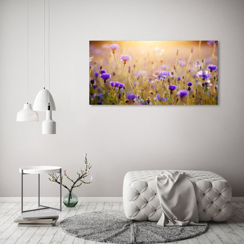 Field Flowers - Wrapped Canvas Print