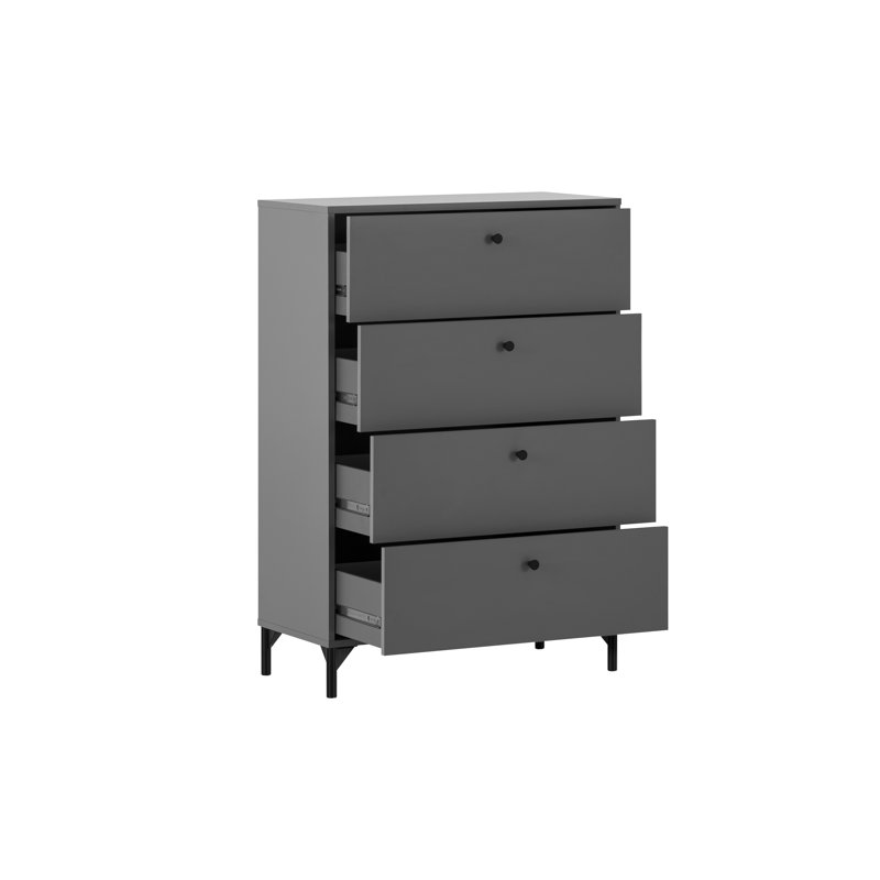 Pikus 4 Drawer Dresser