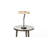 Modern 12W LED Table Lamp 18" - 2700K Warm Light- Angled Design in Matte Black