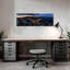 «Calp After Sunset», architecture abstraite, art mural-876094903