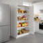 Armoire de rangement polyvalente blanche