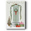 Porte d'entrée festive I sur toile-1501854939