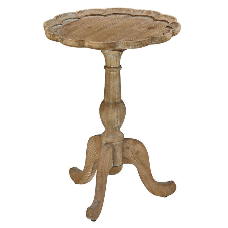 Mabel Fir Wood End Table, Natural