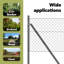 Vidaxl Chain Link Fence With Posts Steel-116797825-116797834