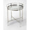 Crosby Metal & Mirrored Side Table