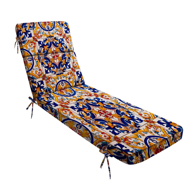  Coussin de patio extérieur d'extérieur 3 po Céramique de talavera mexicain