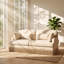Canapé modulaire en chenille l 69,2 po x P 33 po x H 34,6 po Fashion Icon
