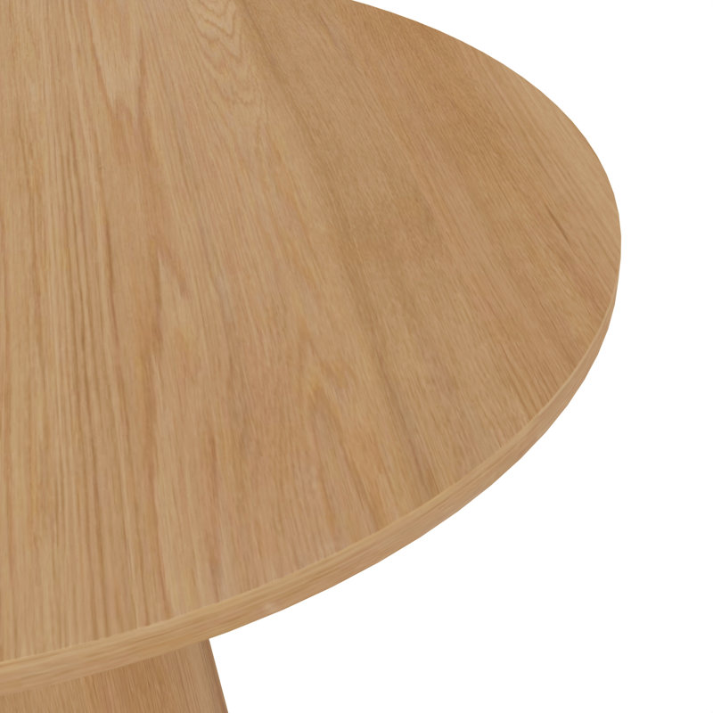Astraea Single Coffee Table, 17.5" H x 29" L x 29" W, Natural