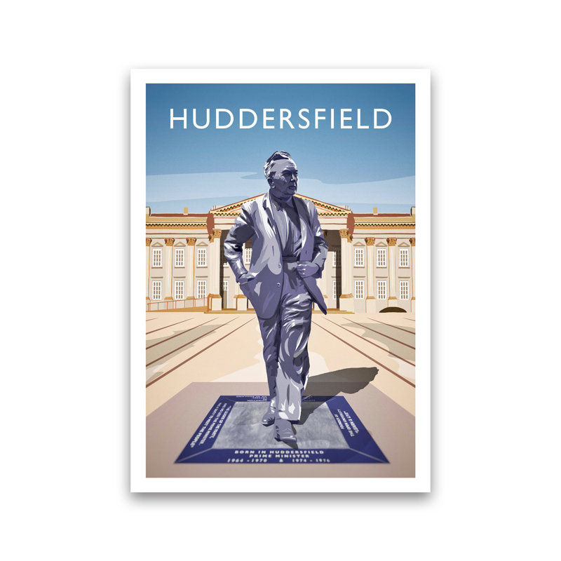 Huddersfield Portrait by Richard O'Neill - Print, Unframed, 84cm H x 60cm W x 1cm D