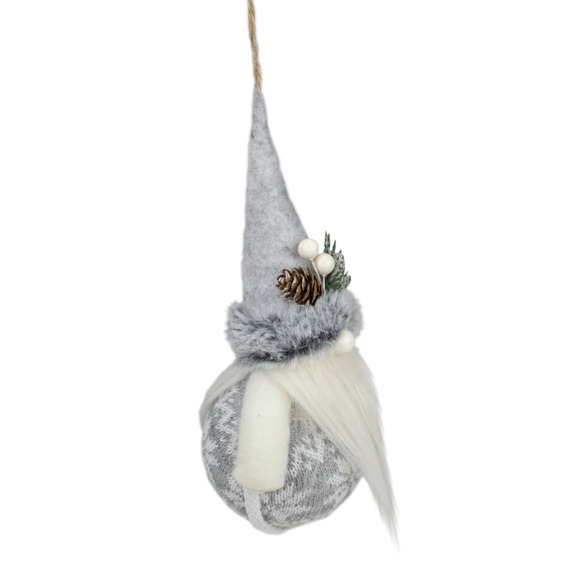 Ornement de Noël gnome 7,75 po