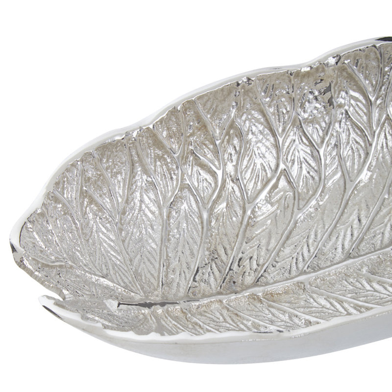 Richy Metal Decorative Bowl 1, Silver