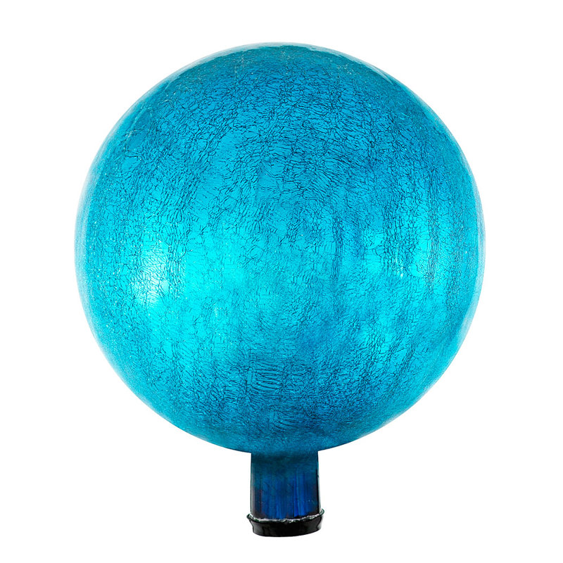 Boule réfléchissant Madore, 12 po, Bleu sarcelle