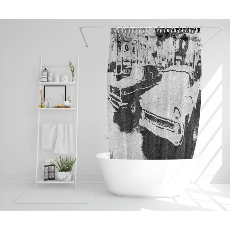 Dimonte Polyester Shower Curtain Set