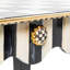 Check and Stripe Side Table-1403690499