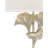 Gingko Wrought Iron Flush Mounted Sconce