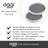 Set of 2 10 Inch Turntables - White/Taupe