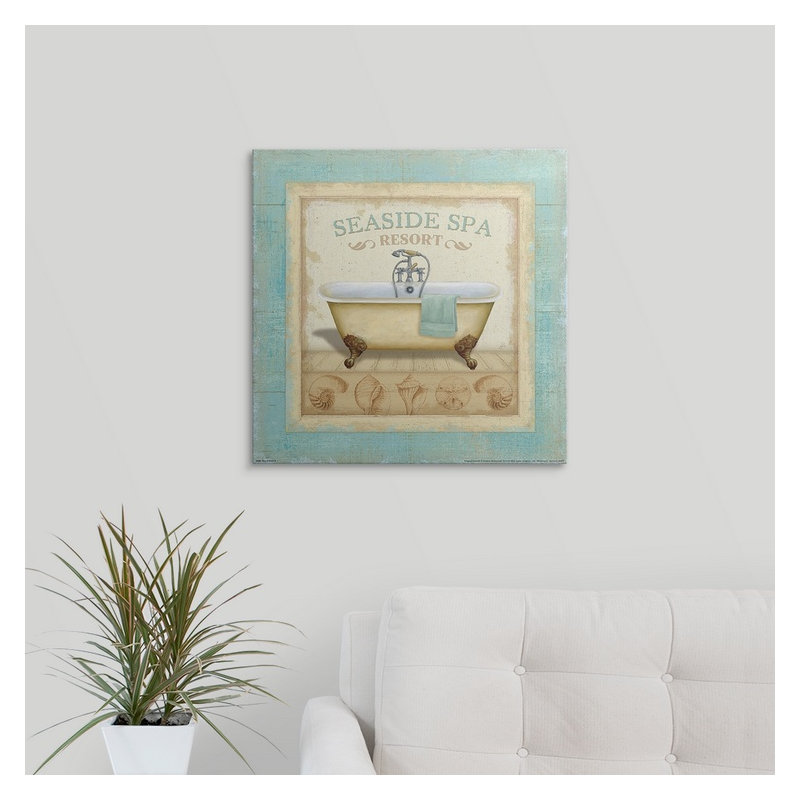 «Beach Hotel II» par Daphne Brissonnet, impression, H 20 po x l 20 po x P 1,5 po, Toile