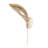 Century Palm 1-Light Wall Sconce - Country White