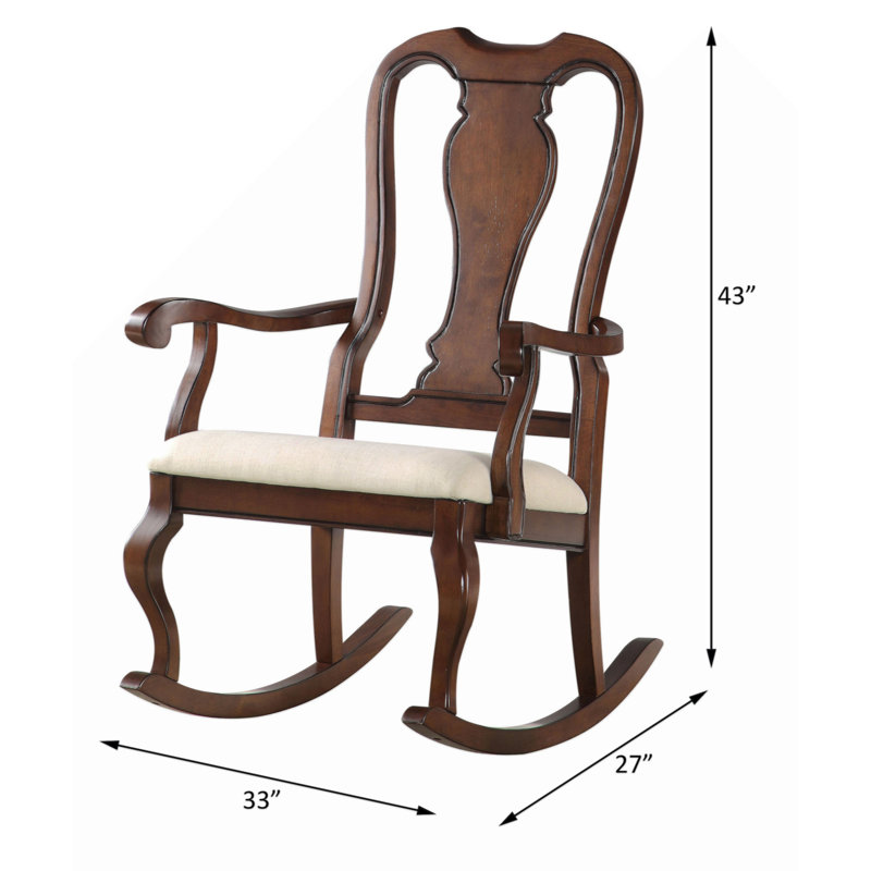 Chaise berçante Bohannan