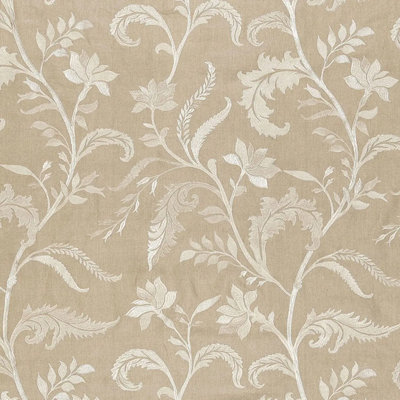 Au Naturel Floral Linen Blend Fabric