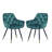 18'' H Tufted Velvet Armchair-1601370384