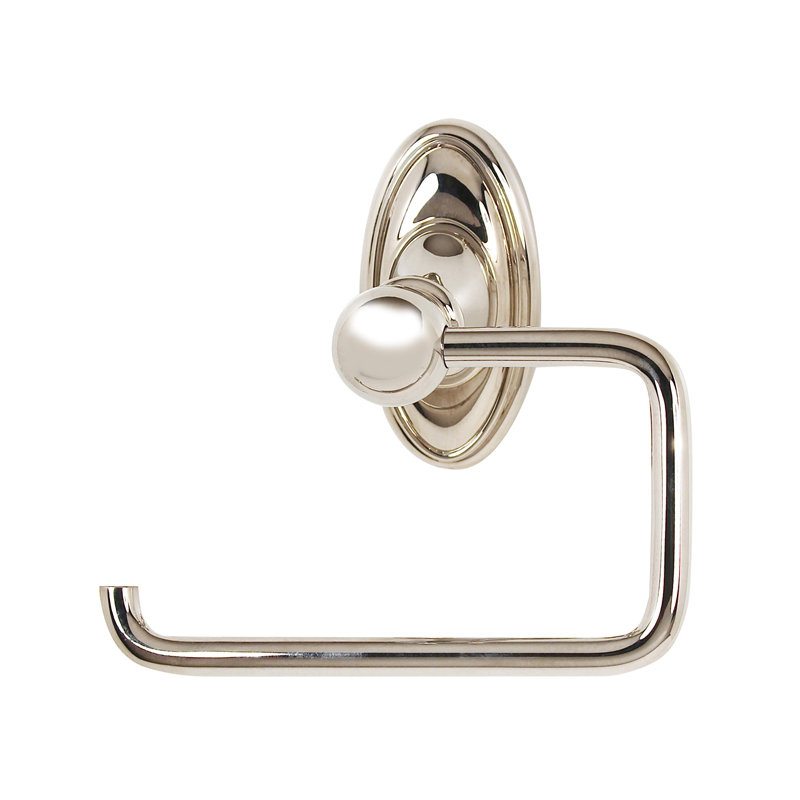 Traditional Wall Mounted Toilet Paper Holder, Polished Nickel