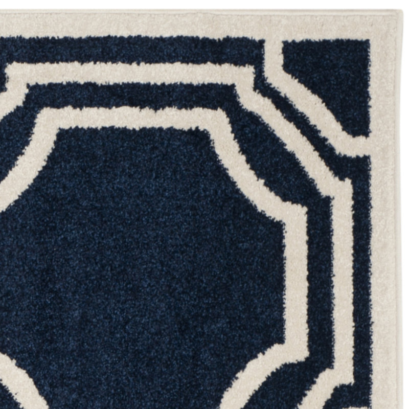 Amherst Performance Geometric Rug, Square 7'