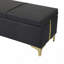 Ensemble de chambre à coucher 2 pièces, lit plateforme tapissier avec système de rangement hydraulique, repose-pieds avec rangement-473468738