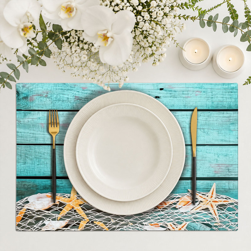 Rectangle Polyester Dining Table Placemat