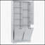 Armoire de salle de bain autoportante polyvalente avec plusieurs options de rangement et un design élégant-1793556867