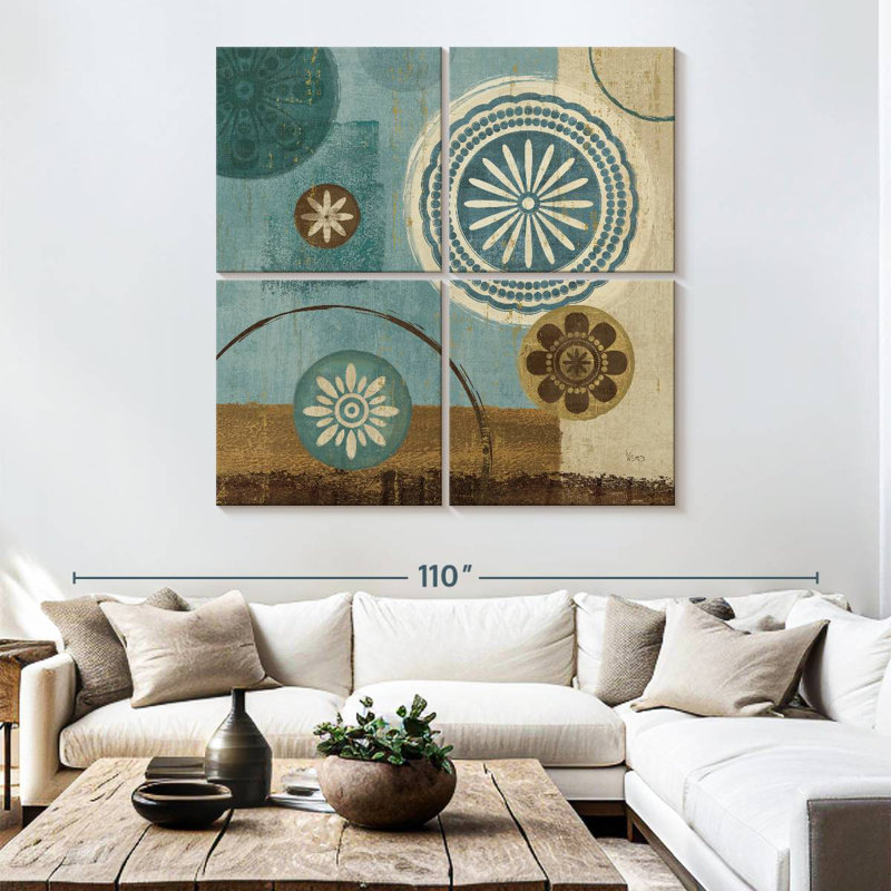 Kerner New Generation Blue I, 74" H x 74" W