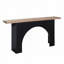 Console avec base en arche noire
