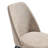 Burford Modern Curved Back Almond Upholstered Dining Chair - Set Of 2