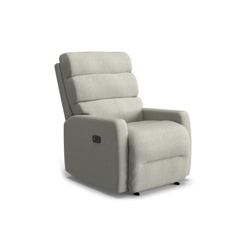 Power Space Saver Recliner W/ Tilt Headrest, Gray