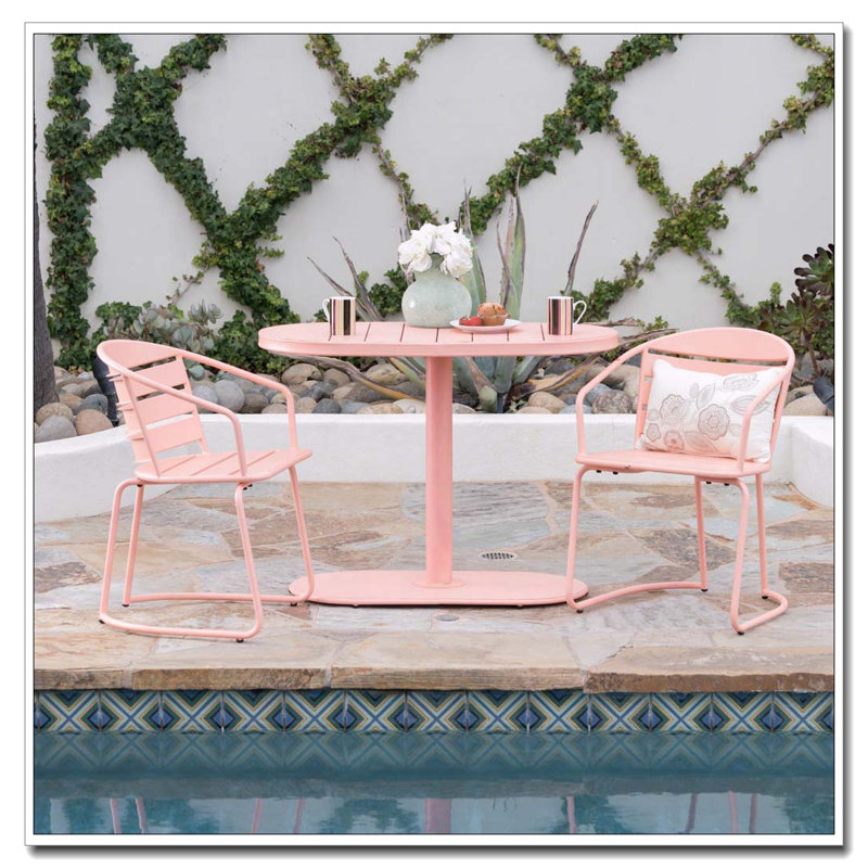 Ensemble de patio 3 pièces, Corail