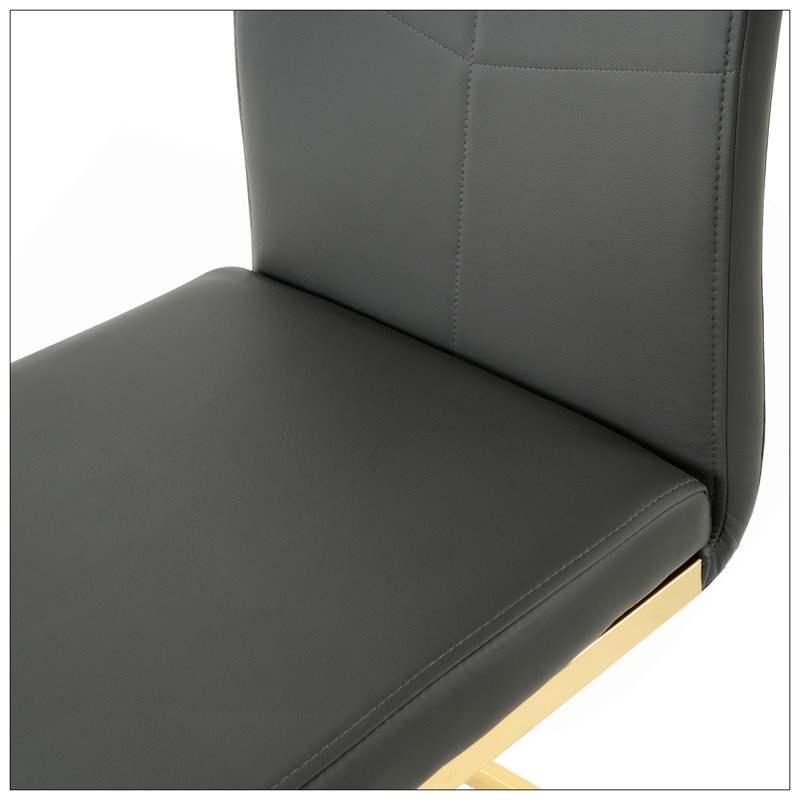 Table ronde en verre de style moderne, conception transparente élégante, base de support durable, ensemble de chaises de salle à manger en polyuréthane, convient aux cuisines de restaurant