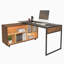 Bureau en coin avec rangement multiple Techni Mobilei LShape
