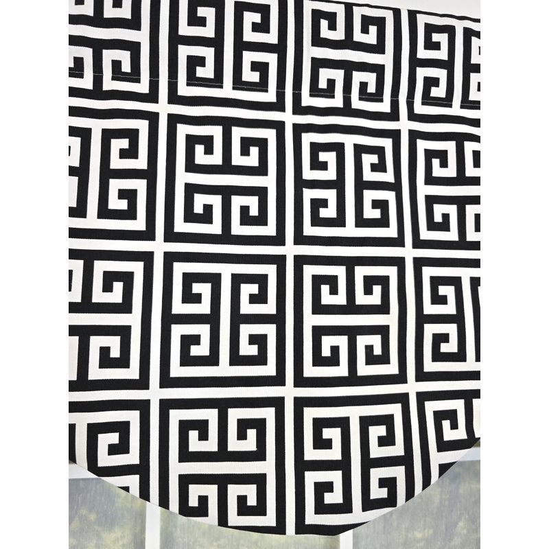 Tower Cornice Valance, Noir
