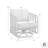 Scheer Cream Metal Outdoor Swivel Lounge Chair With Pearl Cushions