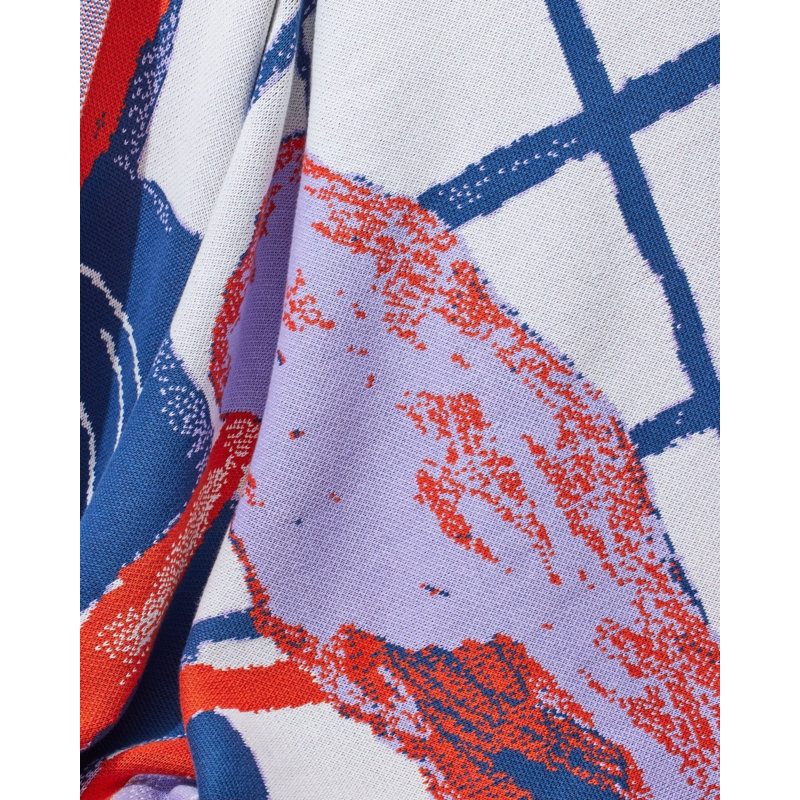 House Plants Throw Blanket, Blue Night, Egyptian Cotton