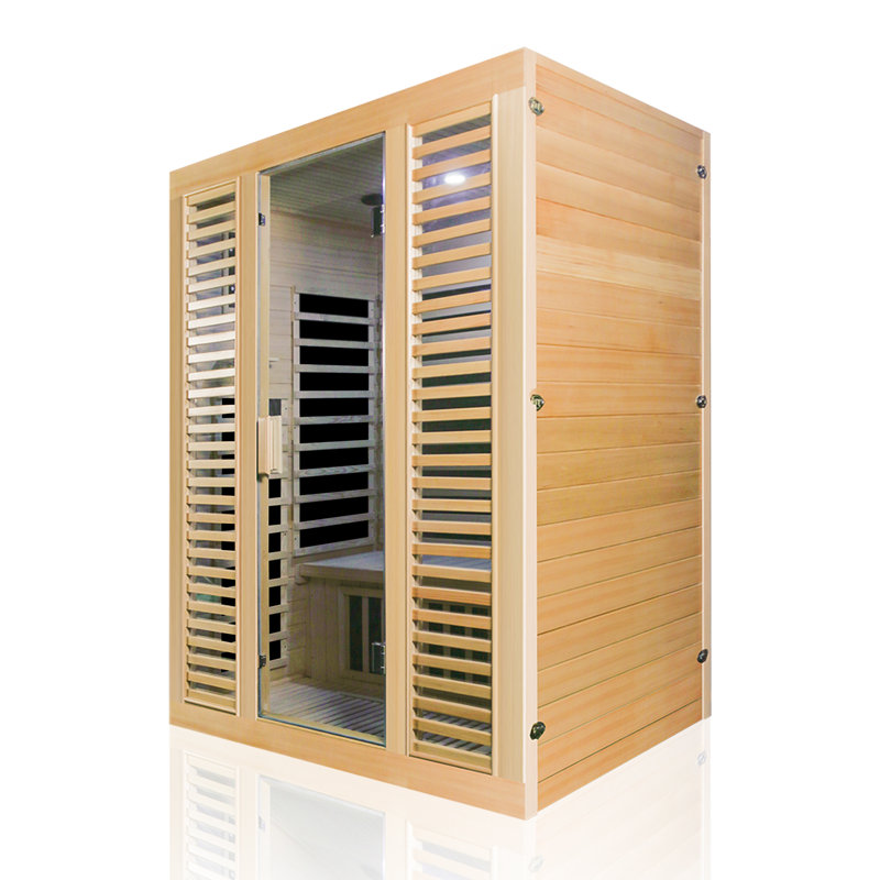 Sauna infrarouge FAR à 3 places compatible avec Bluetooth Herrod