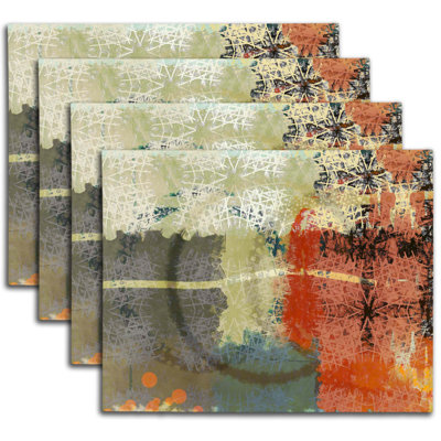 Napperon abstrait en polyester